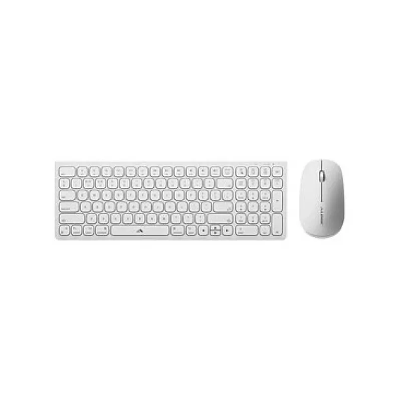 Tastiera e mouse Alogic Echelon Compact USB-C BT tedesca bianco - Tastiera - USB Type-C - Tastiera - USB Type-C