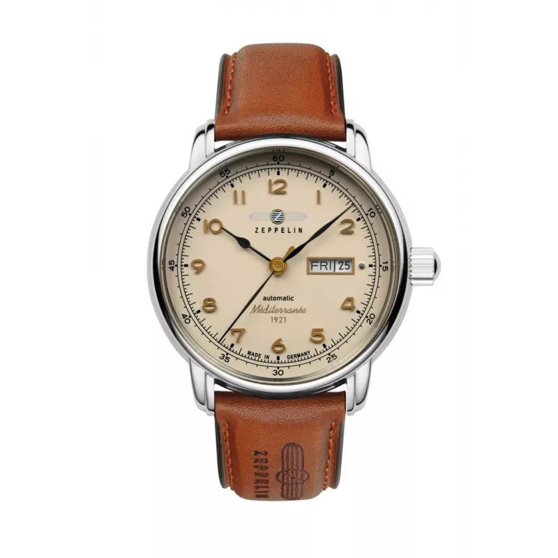 Orologio da polso Zeppelin 96645 — movimento automatico, cassa in acciaio inox, impermeabile