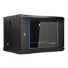 EXTRALINK LITE 6U 530X400 armadio rack a parete nero con ripiano