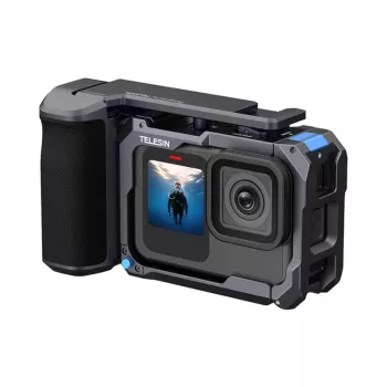 Kit Telesin StreetGrip per GoPro Hero 9–13 con gabbia, supporti e accessori