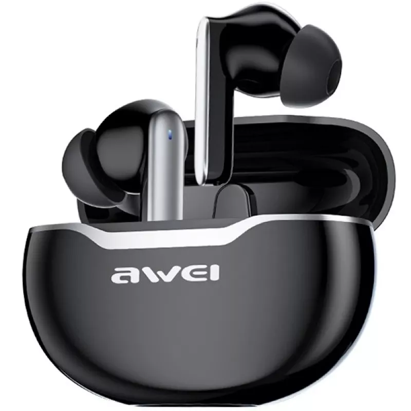 Awei cuffie Bluetooth 5.3 T50 TWS custodia di ricarica /nero