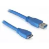 Cavo Micro-USB 3.0 DeLOCK 1 m, USB A, 5 Gbit/s, blu