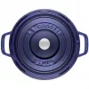 Cocotte in ghisa Staub 26 cm rotonda, blu scuro