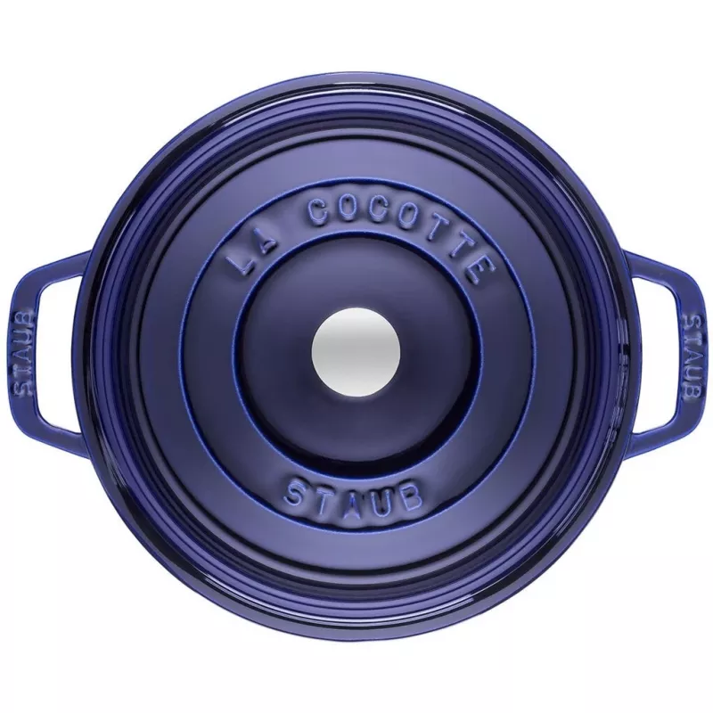 Cocotte in ghisa Staub 26 cm rotonda, blu scuro
