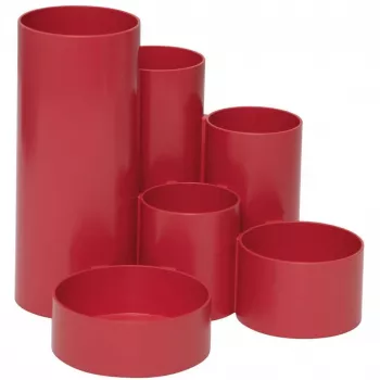 Portapenne MAUL MAULtubo Recycling 12 pz. rosso (4115625)