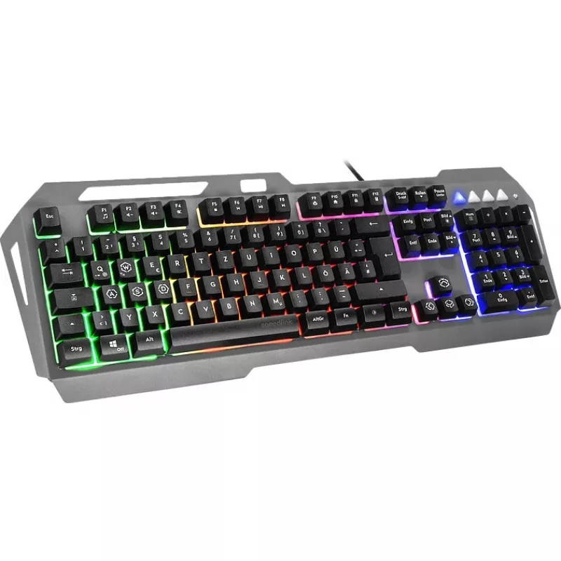 Tastiera gaming Speedlink LUNERA. Metal Rainbow. nero retail