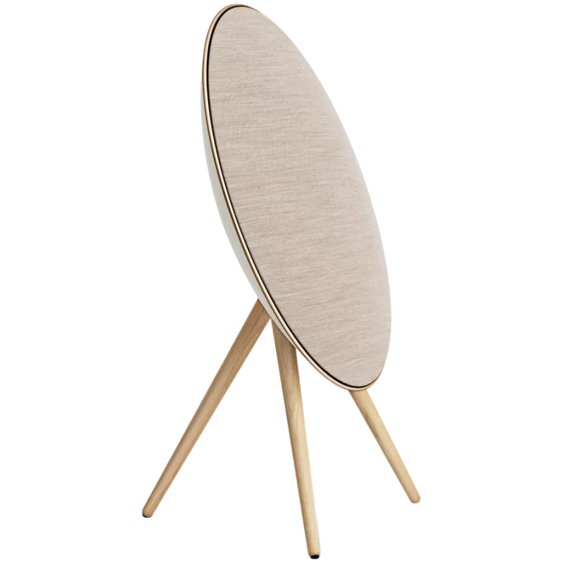 Lautoparlante Beosound A9 5. Generation Gold Tone (retro Sand/copertura Gold/gambe White Oak)