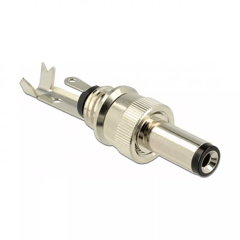 DeLOCK 89915 spina DC 5,5 x 2,1 mm, 12 mm, a saldare, 2 A