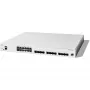 Cisco Catalyst C1300-24XTS switch gestito L2/L3, 24 porte (12x 10GE RJ-45 + 12x 10GE SFP+), 480 Gbit/s, console RJ-45/USB-C, tabella MAC da 16.000, montaggio in rack