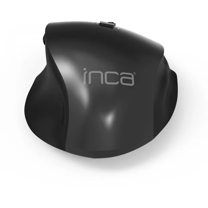 Mouse INCA IWM-515 wireless laser 800/1600 DPI nero retail - Mouse - 1.600 dpi