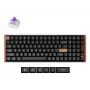 Tastiera meccanica magnetica Keychron K4H-F1 — formato 96%, QWERTY, USB + RF Wireless + Bluetooth, 100 tasti, RGB, nero