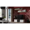 Cama supporto TV SOHO 140 rovere Sonoma/bianco lucido
