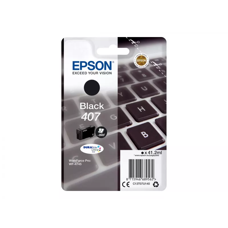 Cartuccia d'inchiostro Epson WF-4745 1 pezzo originale High (XL) Yield nero