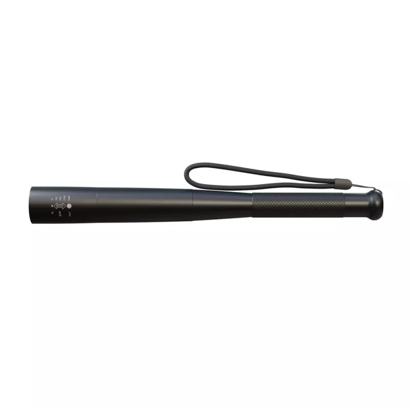 Torcia portatile Extralink EX.30851, LED SMD 10W, corpo in alluminio, AA 1,5 V, 290×30×30 mm, nero