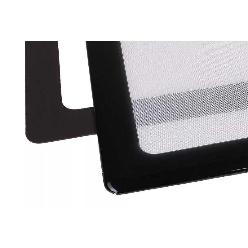 Filtro antipolvere DEMCiflex 140 mm quadrato - nero/bianco