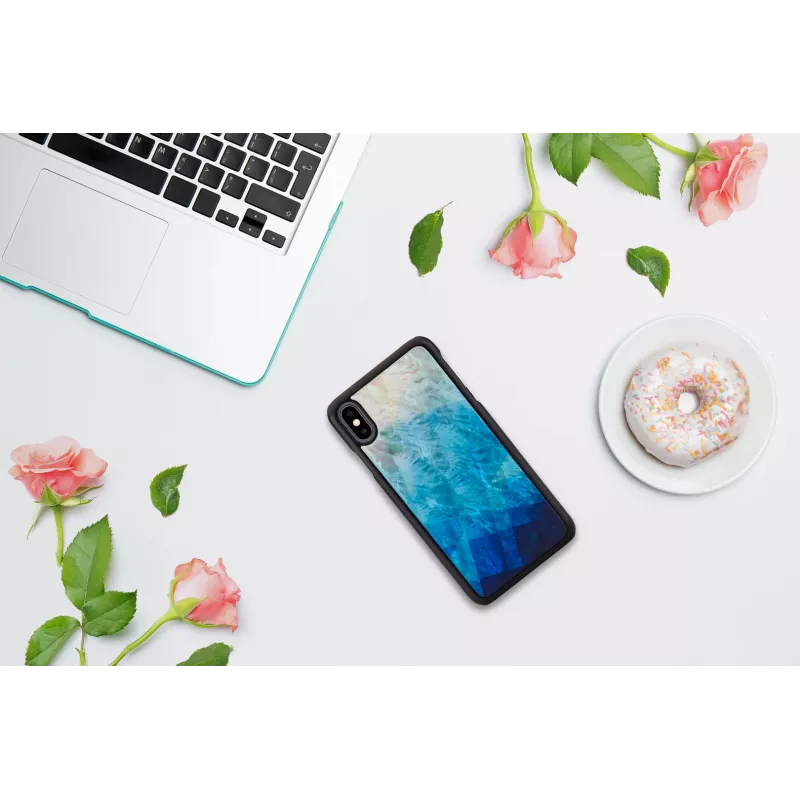Custodia per cellulare iKins per iPhone XS Max — blausee finitura nera
