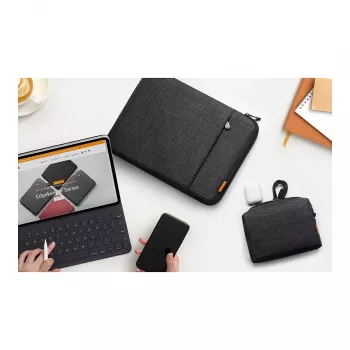 Custodia sleeve Inateck LB01006 per dispositivi 33 cm (13 pollici), nero/grigio