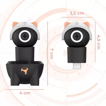 Subsonic Playcam 1080 2in1 HD Mini camera per Nintendo Switch 2 rosso