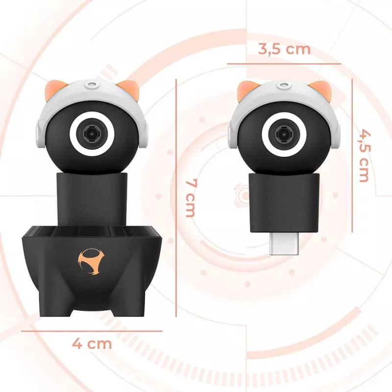 Subsonic Playcam 1080 2in1 HD Mini camera per Nintendo Switch 2 rosso