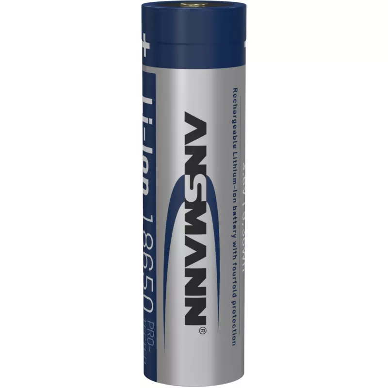 Batteria Ansmann 1307-0003 per uso domestico ricaricabile 18650 litio-ione (Li-Ion)
