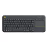 Logitech Wireless Touch Keyboard K400 Plus Mini QWERTZ nero