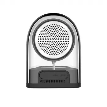 Altoparlante portatile Devia Crystal series TWS, nero