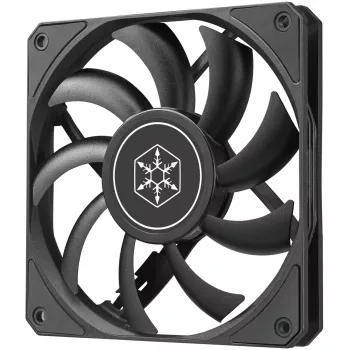 Ventola per case SILVERSTONE SST-AS120B 120mm nero trasparente, 3-Pin