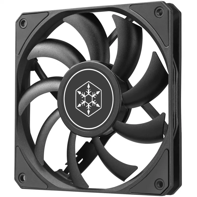 Ventola per case SILVERSTONE SST-AS120B 120mm nero trasparente, 3-Pin