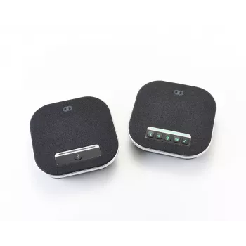 Speakerphone per conferenze Boom Collaboration GEMINI con microfono integrato, Bluetooth e USB, nero