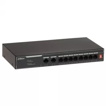 Switch di rete DAHUA SF1010LP – switch unmanaged 10 porte per dispositivi PoE