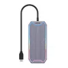 Unitek uHUB S7+ D1029A hub USB-C, USB 3.2 Gen 2 10 Gbps, HDMI 2.0, Gigabit RJ45, audio da 3,5 mm, 100 W, grigio