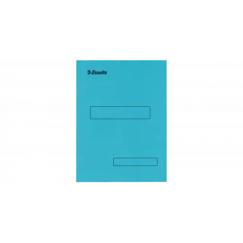 Cartella Esselte, A4, cartoncino 160 g/m², blu, con 2 alette, 100% riciclabile (721010)