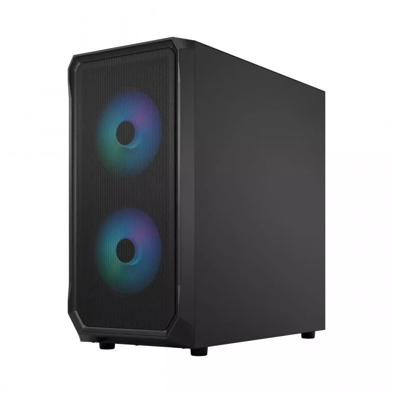 Fractal Design Focus 2 RGB Tempered Glass Case per PC Mid Tower ATX - nero