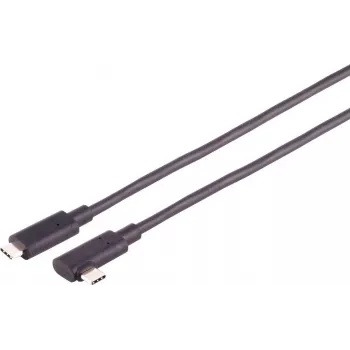 Cavo USB S/CONN 30-42075 USB 3.2 Gen 2 10 m USB-C nero