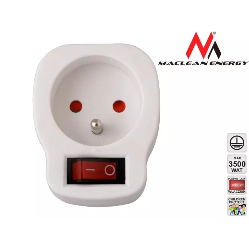 Presa MACLEAN presa AC MCE13 con interruttore