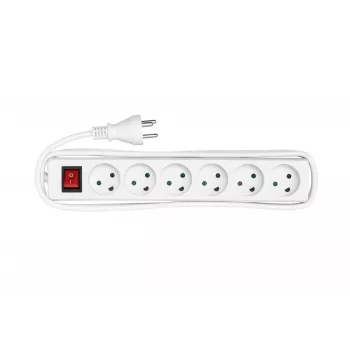 Microconnect MC-GRU0630DK ciabatta multipresa 3 m 6 prese per interni bianco