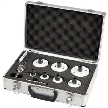 Makita EZYCHANGE set di seghe a tazza BIM universale E-12295, Ø 25–76 mm, 9 pz.