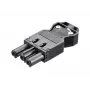 BACHMANN connettore maschio GST18-3, pronto per il montaggio, nero (375.505)