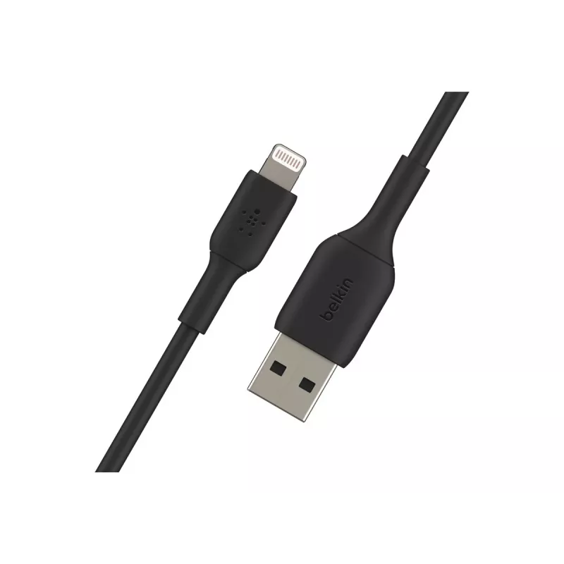 BELKIN CAVO USB PVC USB-A - LIGHTNING, 1M, NERO