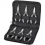 Set di pinze per elettronica ESD, 6 pezzi (nero/grigio, versione ESD, dissipativa)