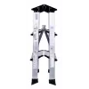 Scaletta Krause 126030 — alluminio 3 gradini, altezza massima 65 cm, 6,1 kg, larghezza 500 mm