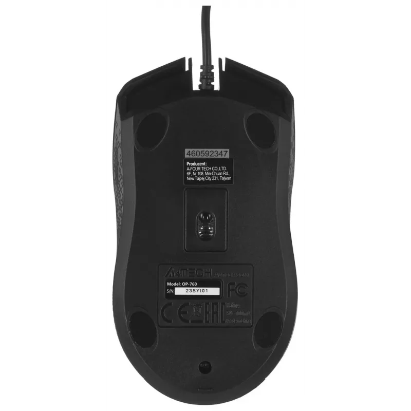 A4Tech OP-760 mouse USB Type-A ottico 1200 DPI