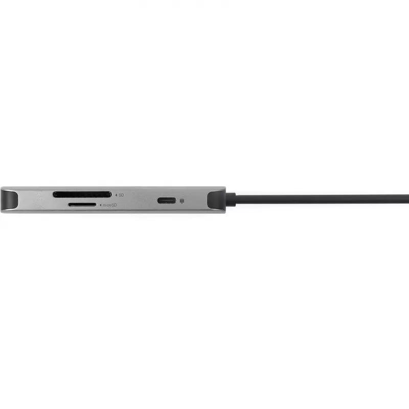 Dongle USB-C 7-in-1 Acer — USB 3.2 Gen 1 Type-C, 3x USB-A, HDMI, SD/MicroSD, 100W PD, argento