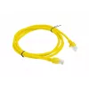 Cavo patch Cat.5E UTP 1,5 m giallo FLUKE PASSED LANBERG confezione da 10