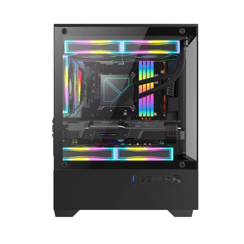Case | GOLDEN TIGER | micro ATX | nero | mini tower | Raider SL-2 | RAIDERSL-2