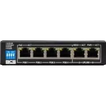 Switch PoE BCS-B-SP0402 per 4 telecamere IP