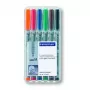 Pennarello Staedtler 315 WP6 nero blu marrone verde arancione rosso