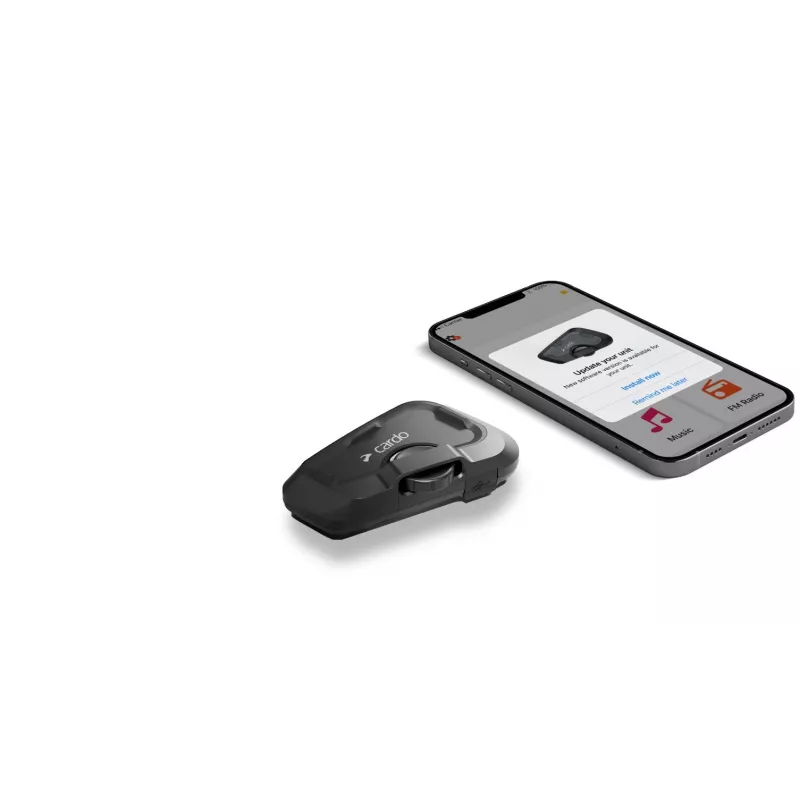 Cardo Spirit HD Duo interfono moto 2 canali 600 m nero