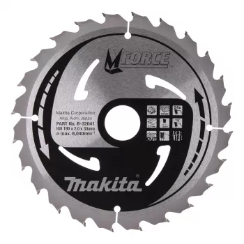 LAMA SEGA CIRCOLARE MAKITA 190x30x24Z M-FORCE LEGNO