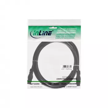 Cavo FireWire 800 InLine 39902 1,8 m connettore maschio/connettore maschio nero